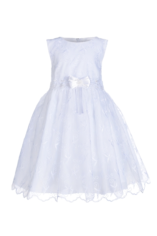 Weißes Kleid für Mädchen zur Kommunion,Taufe oder Hochzeiten Gr. 128